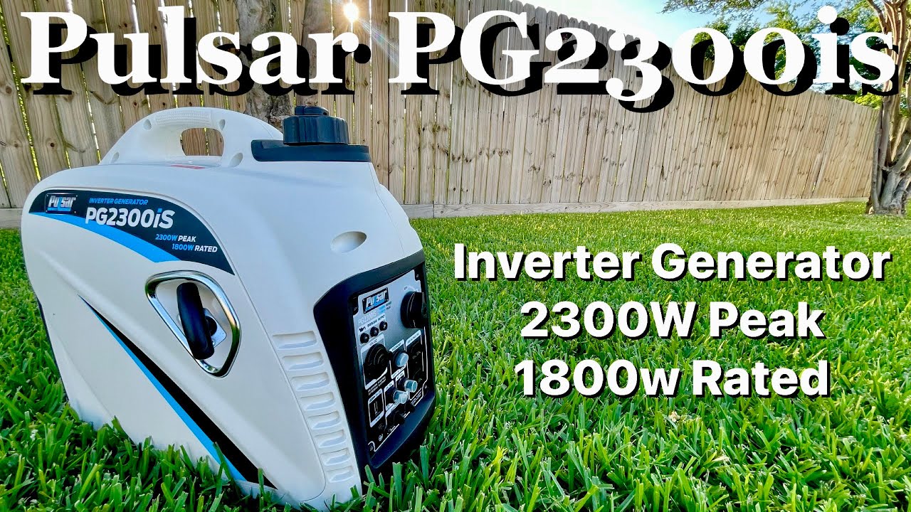 Pulsar PG2300iS 2,300W Portable GasPowered Inverter Generator with USB