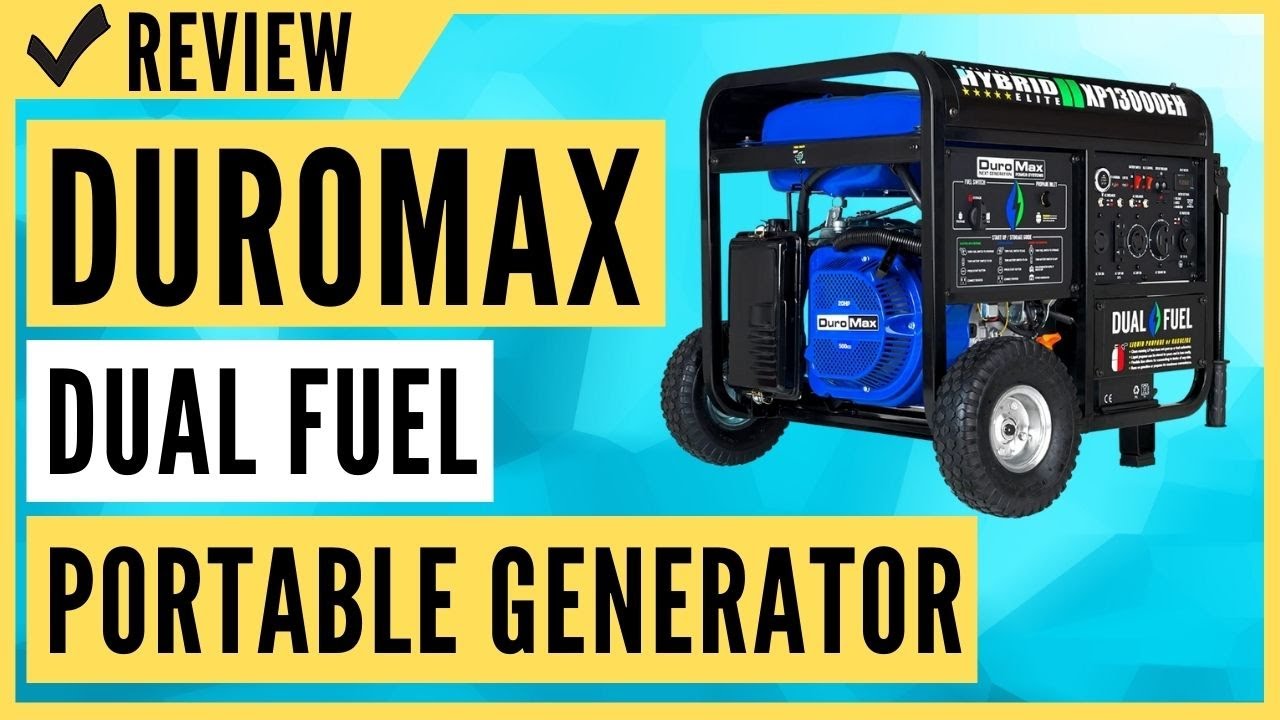 DuroMax XP13000EH Dual Fuel Portable Generator Review OnGuard Generators