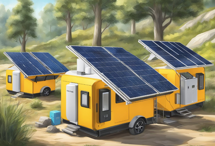 off grid solar array for off grid living and solar powered portable power stations