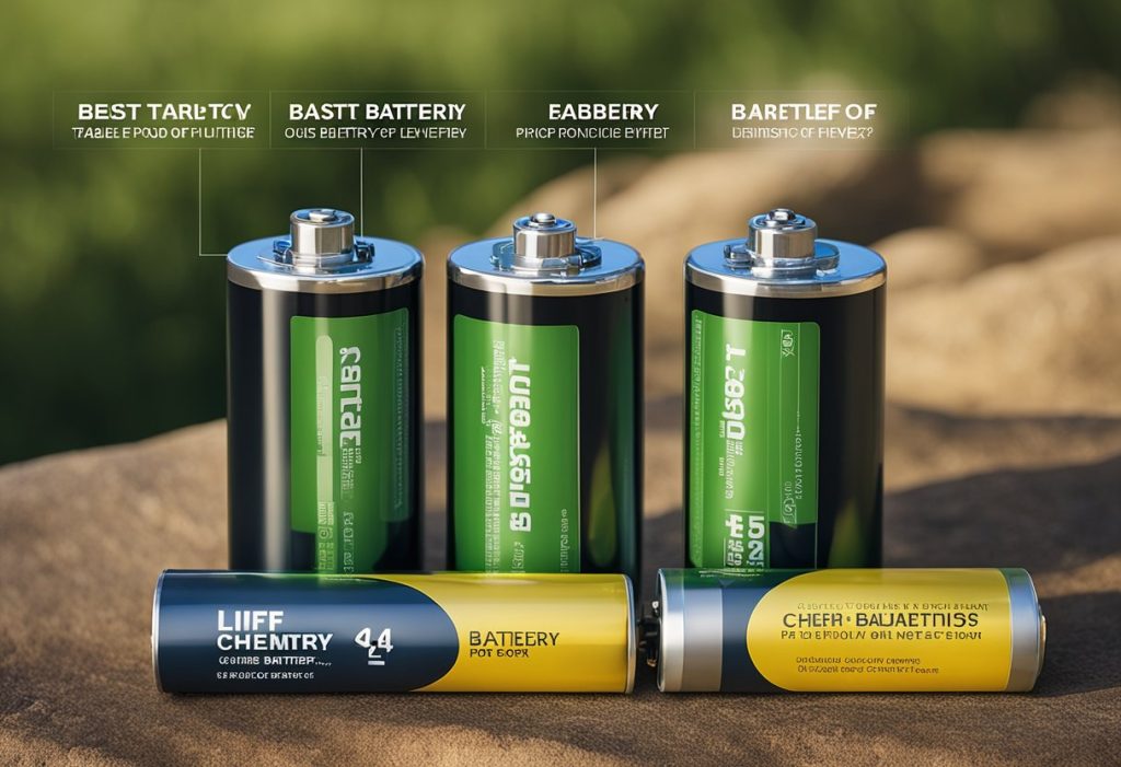 different battery types lifepo4 and lithium ion