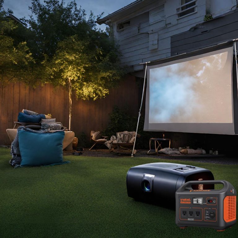 using-my-jackery-to-power-a-projector-outside
