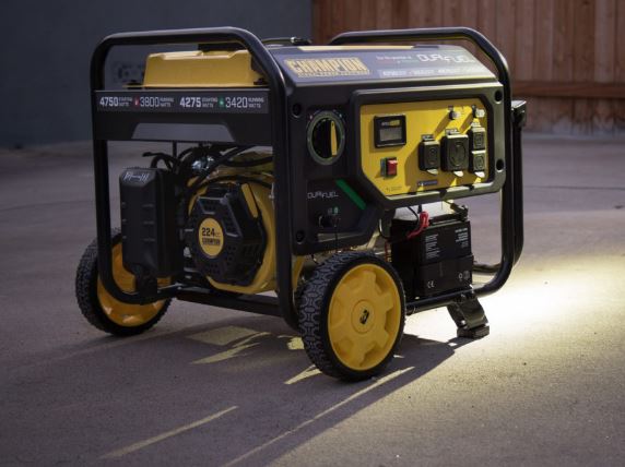 dual fuel portable generator