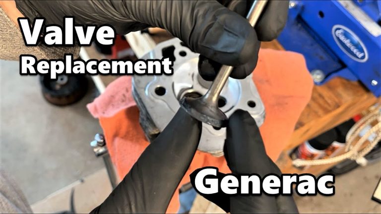 Generac Generator Valve Replacement - Generac 4000XL