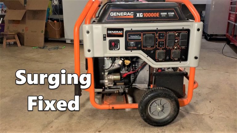 Generac XG10000e Not Starting / Surging - Carburetor and Governor Issues Fixed