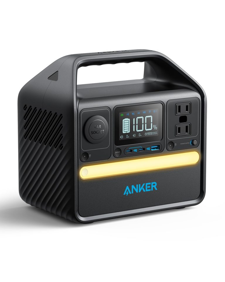 A photo of the Anker 522 portable power station for camping and off grid power